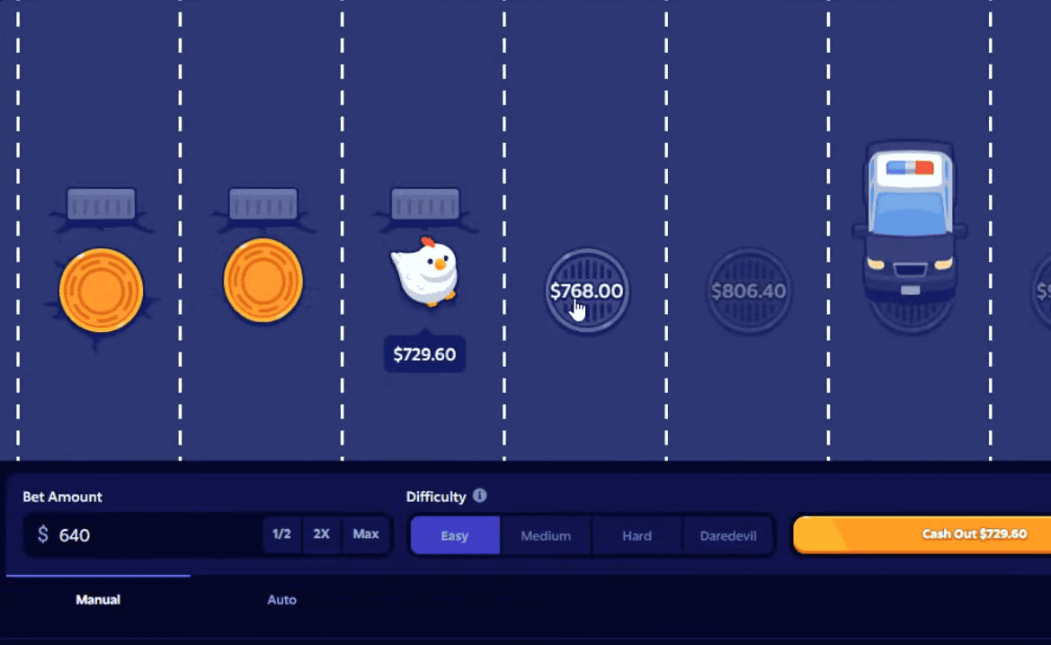 Mission Uncrossable: Decide When to Cash Out